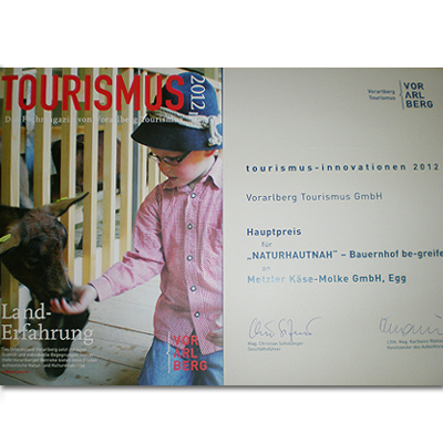 Metzler naturhautnah 2012 Tourismusinnovationspreis